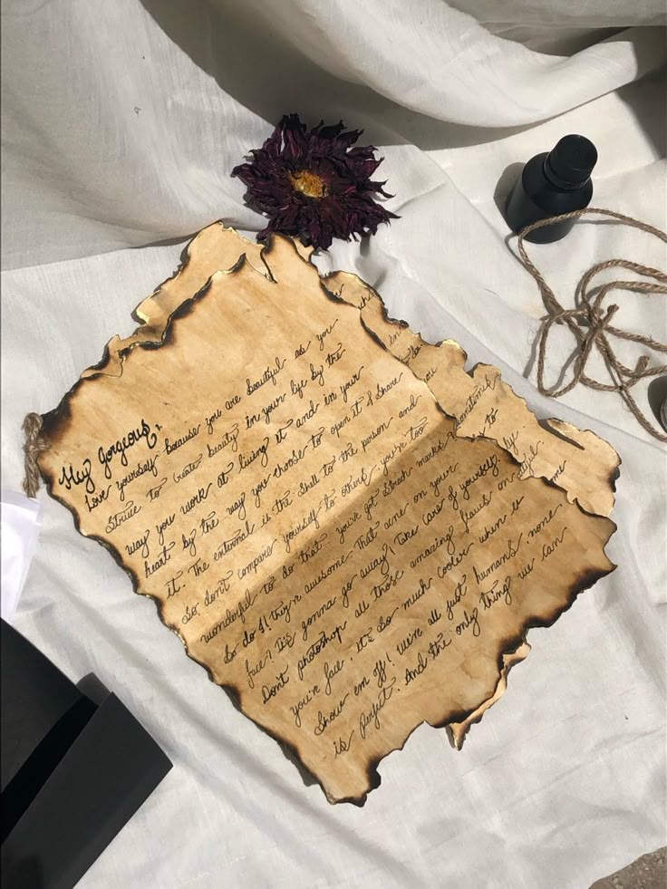 Letter with wax seal being prepared for mailing