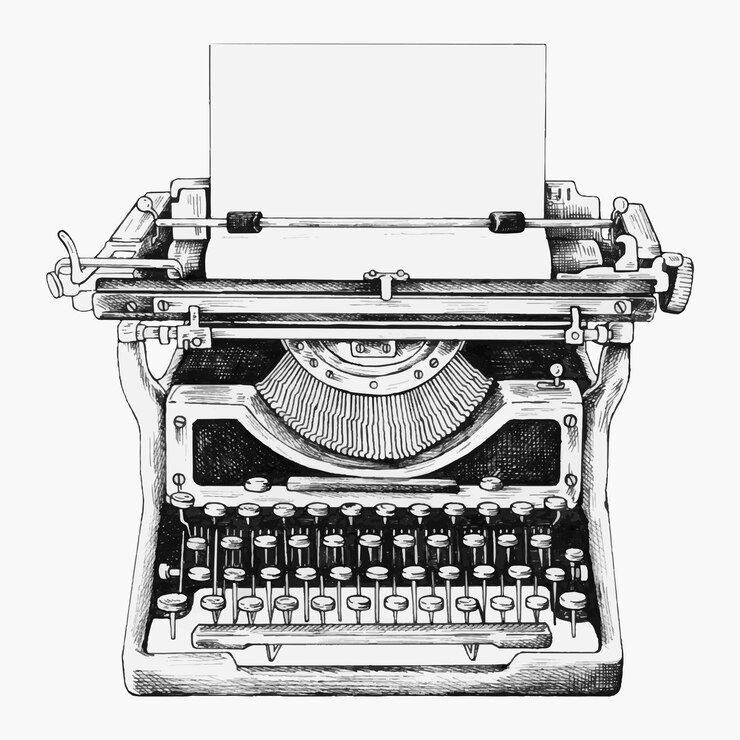 Vintage writing desk with antique stationery supplies